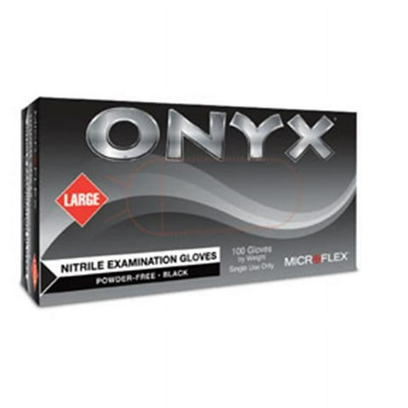 Microflex MFX-N643 Lh Nitrile Glove Black Onyx