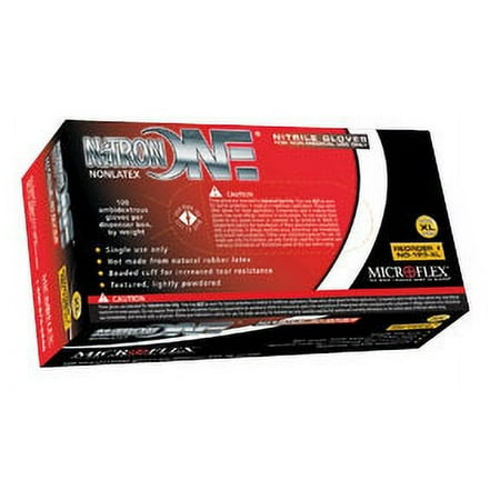 Microflex NO-123L Nitron One Powder Nitrile Gloves - Large