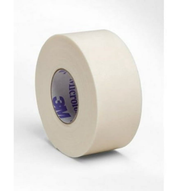 Lotfancy Medical Tape,12Rolls 1inch x 10yards, Surgical Paper Tapes, Wound First Aid Tape, 2 Dispensers Included