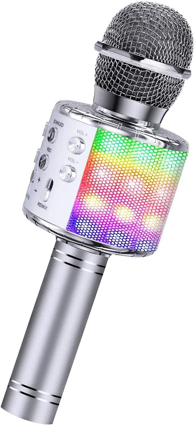 Macchina Per Karaoke Portatile Per Bambini Con Altoparlante - Microfono Incluso, Regalo Divertente