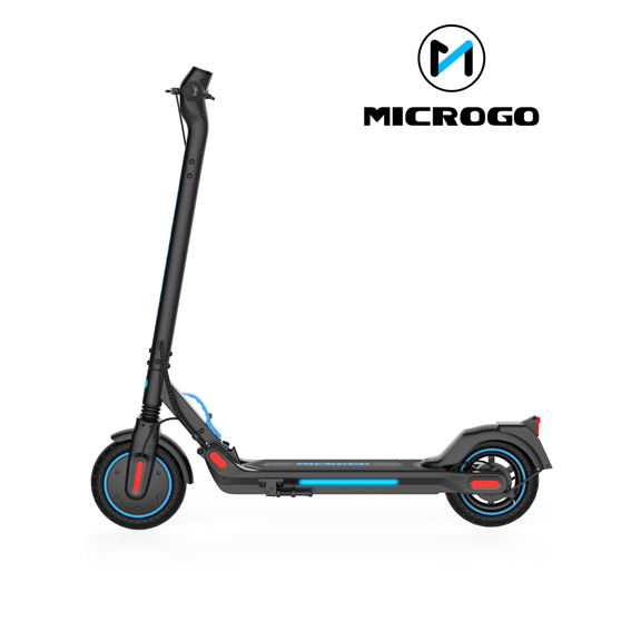 Microgo M5 Plus Electric Scooter for Adults, 500W Motor 10 Inch Tire, Long Range 19 MPH Top Speed Foldable Kick E Scooter Urban Commuter