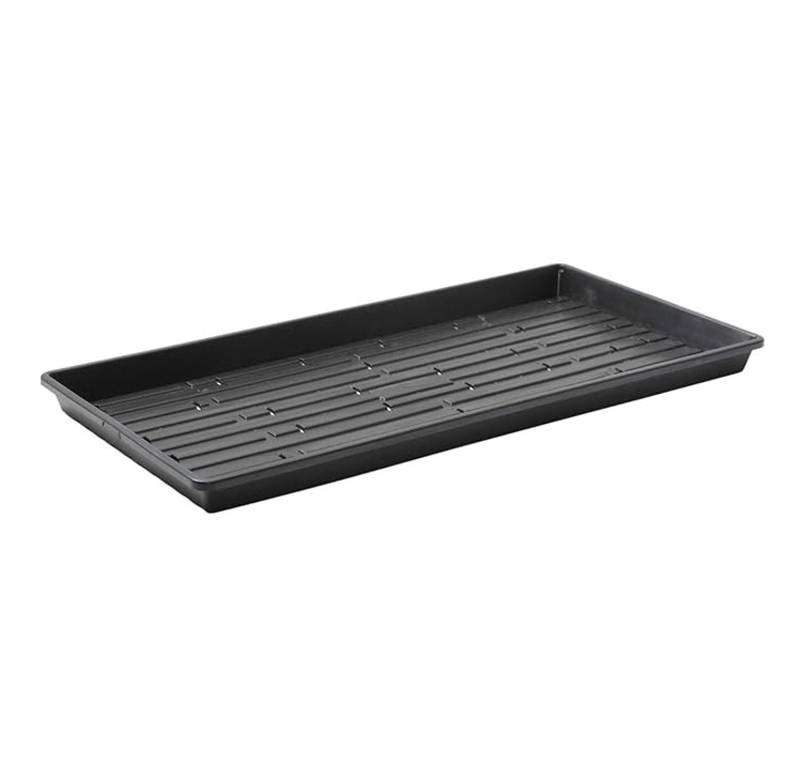 Microgreen 1020 Trays, Shallow Extra Strength 10 Pack Seed Tray with Holes - Grow Fodder, Wheatgrass, Sprouting, Plants Growing