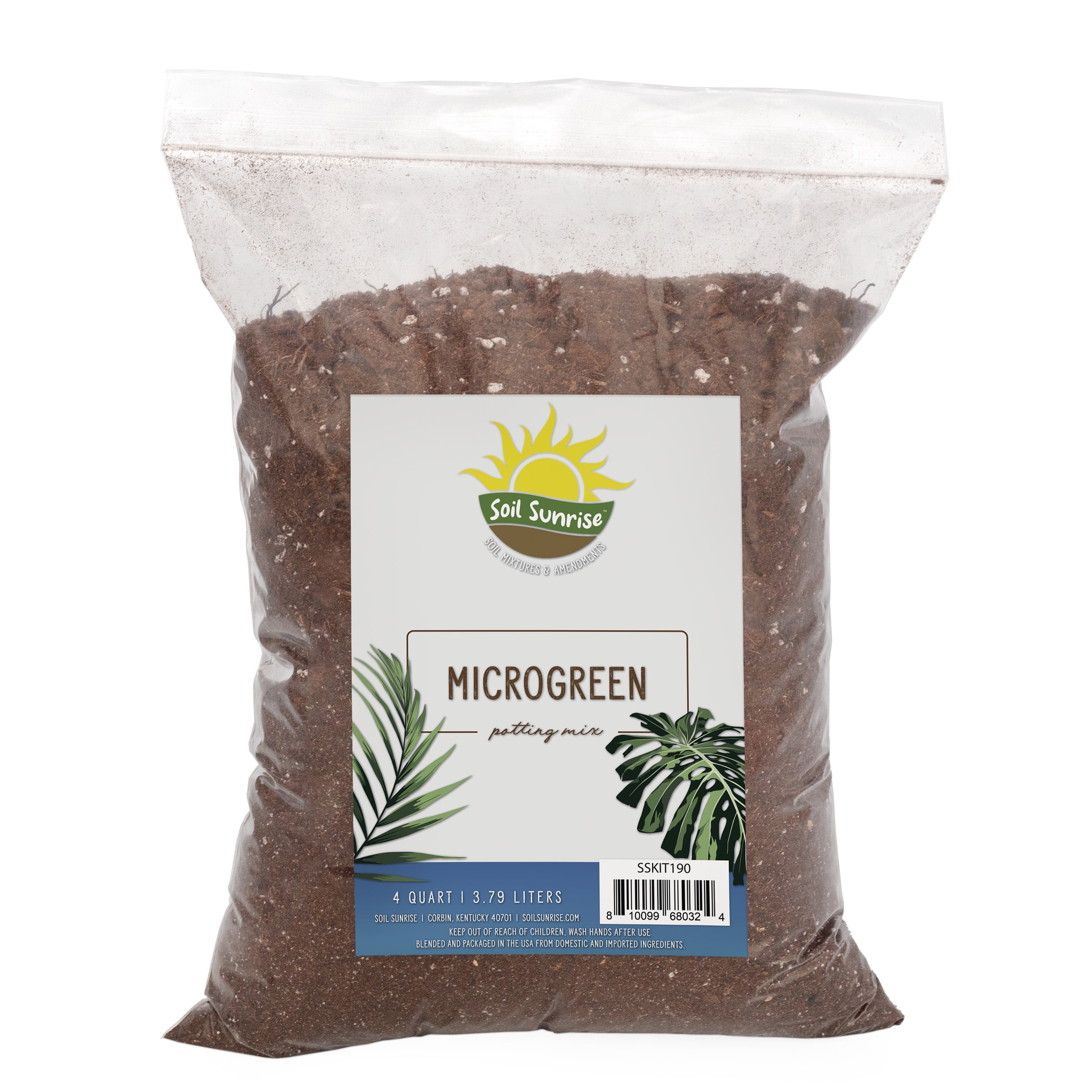 18+ Best Microgreen Soil Mix Microgreen Potting Soil Mix (4 Quarts), Ideal for Germination and