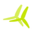 thumbnail image 1 of Microheli Plastic 3 Blade Propeller 45mm Tail Blade (YELLOW) - MCPXBL / BL2, 1 of 1