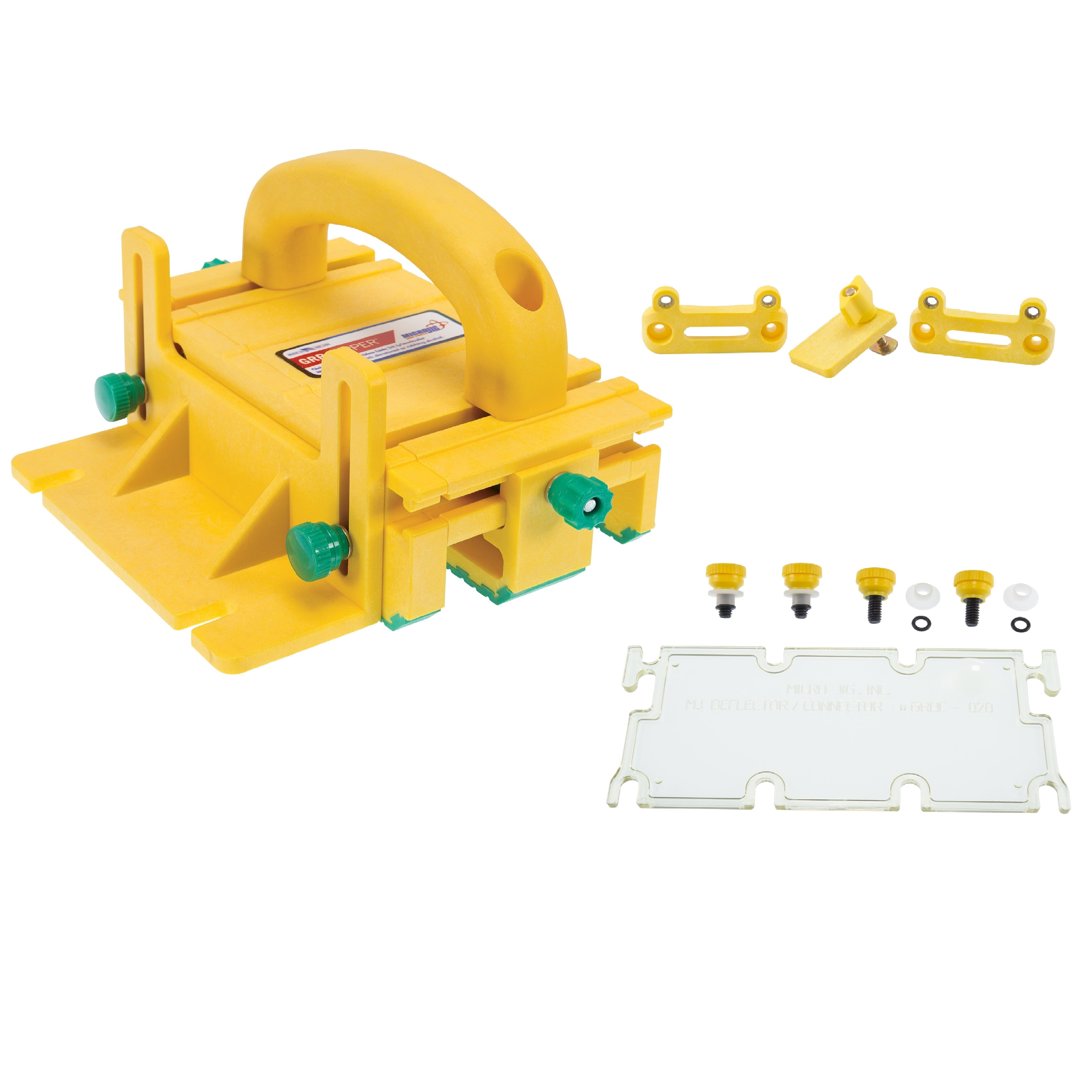 Microjig GR-100 + Handle Bridge Kit + Deflector/Connector Combo ...