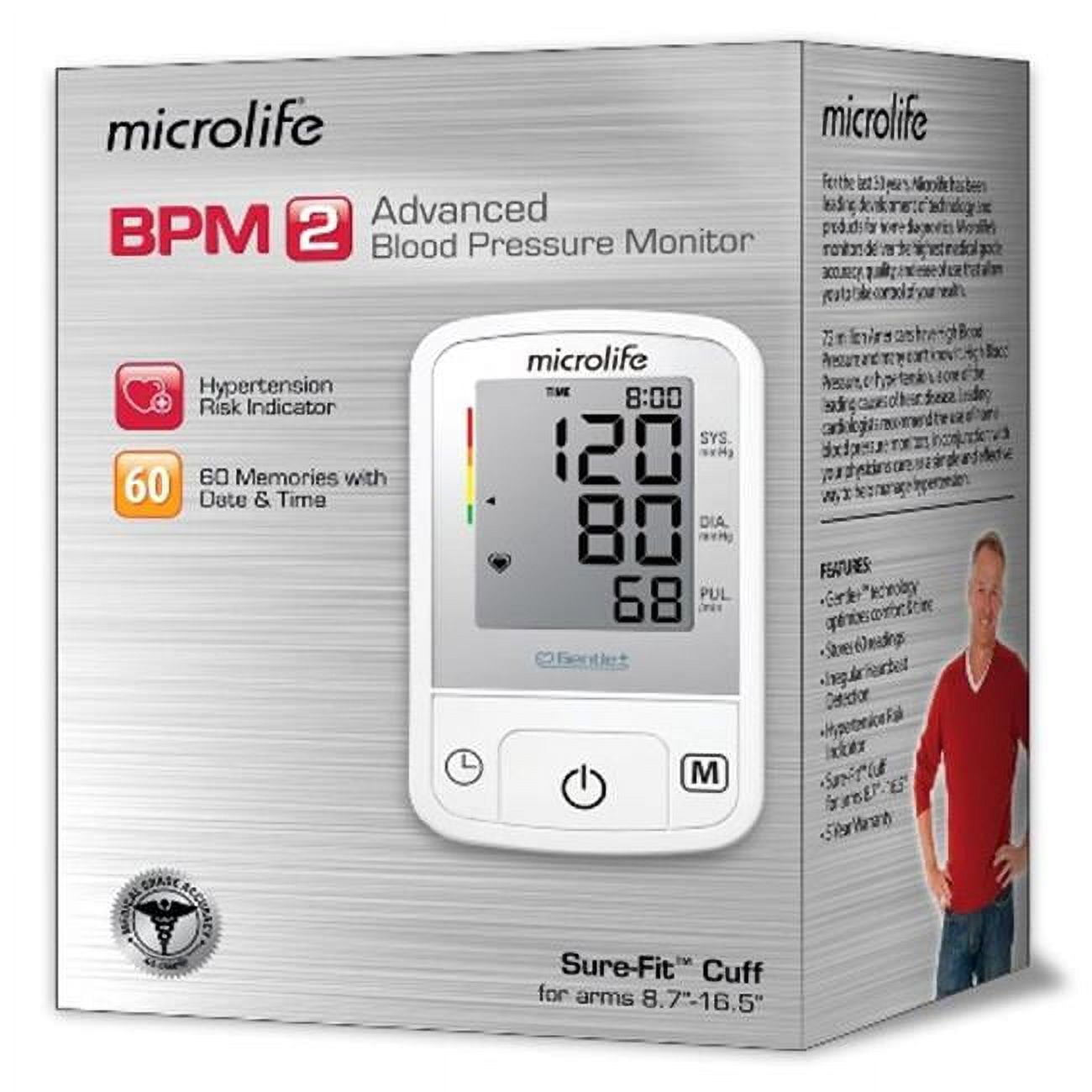 Microlife BPA2-B A2 Basic-portable-with blood pressure cuff-with heart rate  monitor