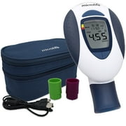 Microlife Deluxe Kit Digital Peak Flow Meter PEF / FEV1 / Early Asthma Attack Detection