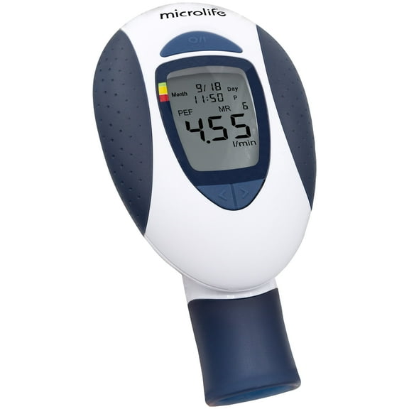Microlife Digital Peak Flow Meter PEF / FEV1 / Early Asthma Attack Detection