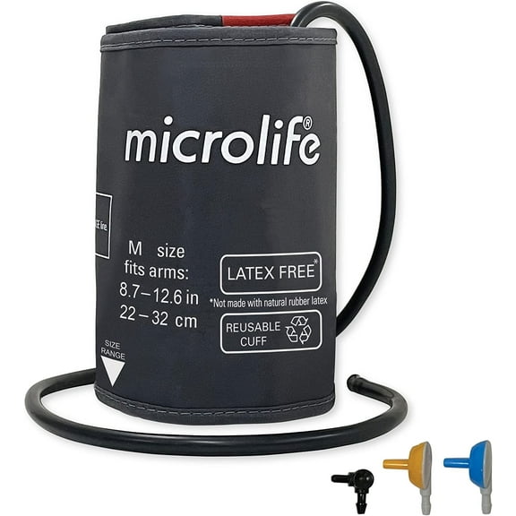 Microlife Replacement Blood Pressure Cuff – Medium (8.7 in - 12.6 in)