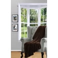 thumbnail image 1 of Microlight Plush Solid Fleece Throw Blanket, Brown, 50" x 60", 1 of 1