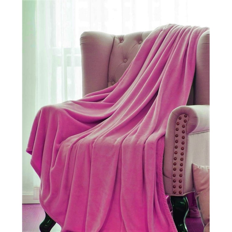 Hot discount pink throw