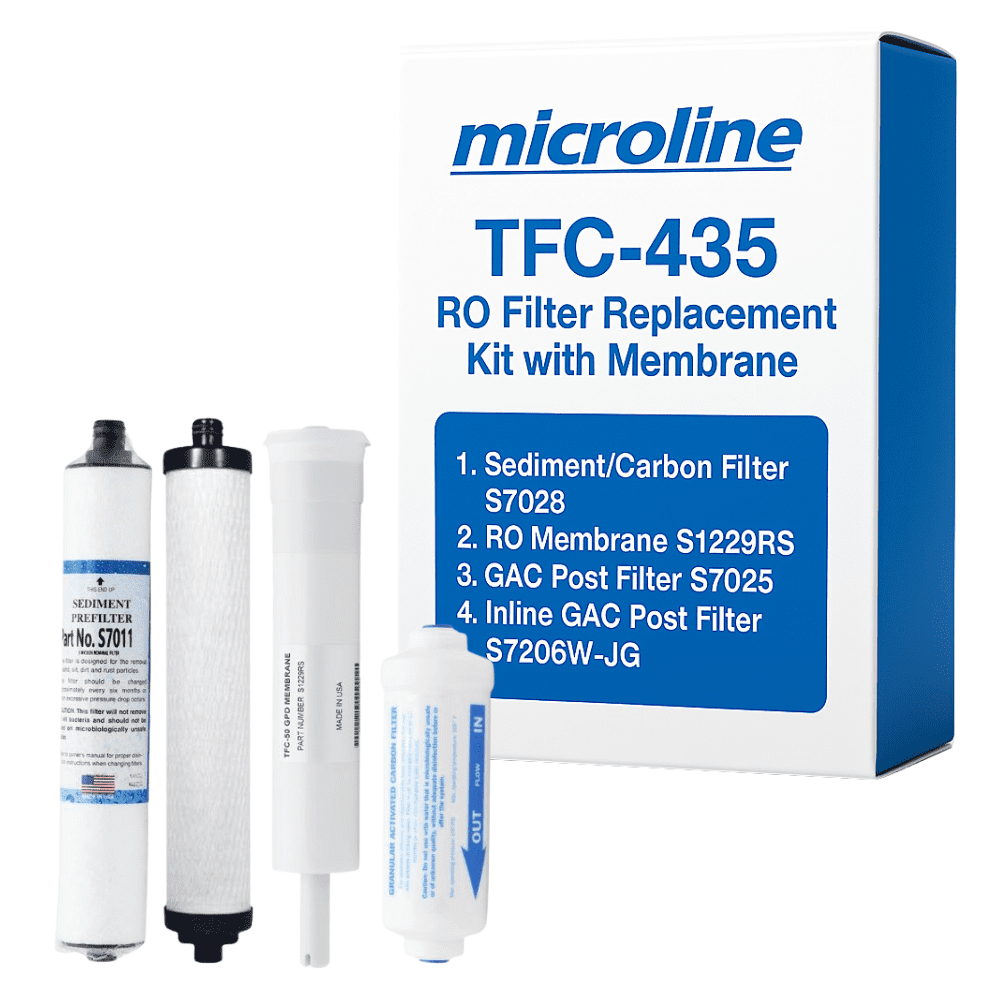 Microline TFC-435 Replacement Filter Kit – Complete with 50 GPD Reverse ...