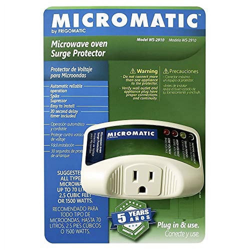 Micromatic WS-2910 1500W Surge Protector, White