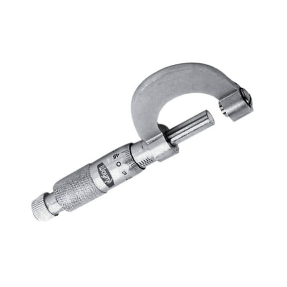 Micrometer 0-25 mm for Machinists, Jewelers,etc Graduated in 1/10 mm increments