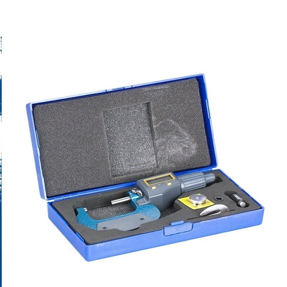 Micrometer Digital Micrometer 0-25/50/75/100mm 0.001mm Electronic Gauge with LCD Disply Caliper Outside Micrometer ,Long Lasting