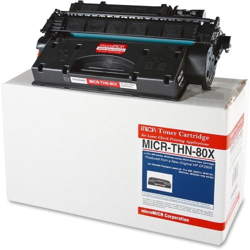 Micromicr Black Toner Cartridge for HP LaserJet Pro Printers MICR-THN-80X - Walmart.com