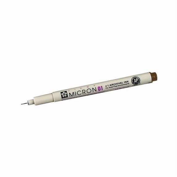 Micron 0117S 25 mm Sepia Micron Pen