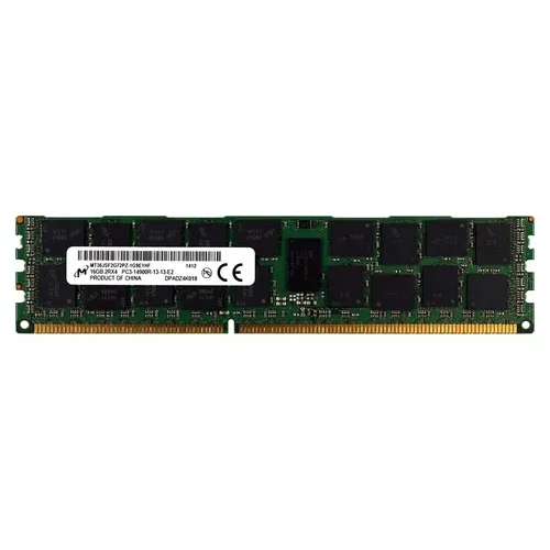 Micron 16 Gb (1 X 8 Gb) Pc3-14900 (Ddr3-1866) Dimm Memory Module - (Mt36Jsf2G72Pz-1G9E1Hf)