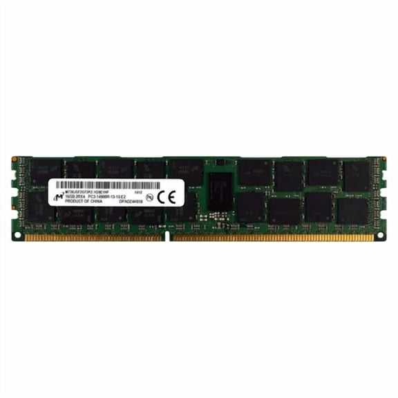Micron 16 Gb (1 X 8 Gb) Pc3-14900 (Ddr3-1866) Dimm Memory Module - (Mt36Jsf2G72Pz-1G9E1Hf)