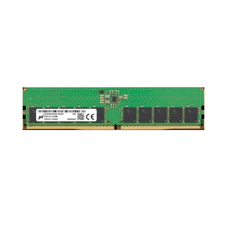 Micron 16GB DDR5-4800 Server Memory - ECC - Unbufferfed - UDIMM - 1Rx8 Single Rank - CL40