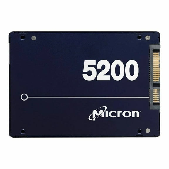 Micron 5200 MTFDDAK3T8TDC-1AT1ZABYY ECO 3.8TB 3840GB 2.5" SATA 6Gb/s 3D TLC NAND Flash Solid State Drive