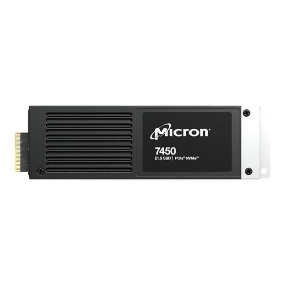 Micron 7450 PRO 3.84 TB Solid State Drive - E1.S - EDSFF Internal - PCI Express NVMe [PCI Express NVMe 4.0 x4] - Read Intensive - TAA Compliant (mtfdkce3t8tfr-1bc15abyyr)