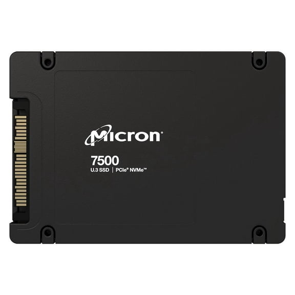 Micron 7500 MAX 1.6 TB 2.5" 256-bit U.3 PCIe 4.0 (NVMe) Solid state drive Model MTFDKCC1T6TGQ-1BK1DABYYR