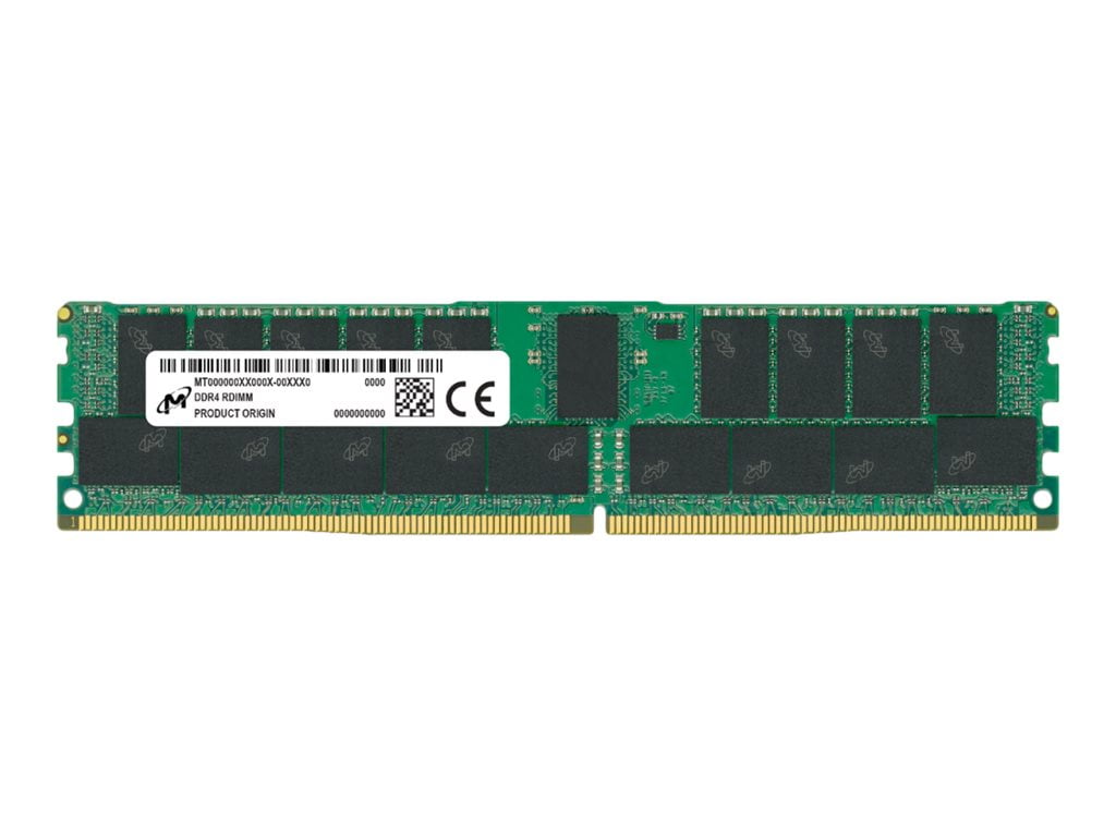 Micron - DDR4 - module - 8 GB - DIMM 288-pin - 3200 MHz / PC4-25600 - CL22  - 1.2 V - registered