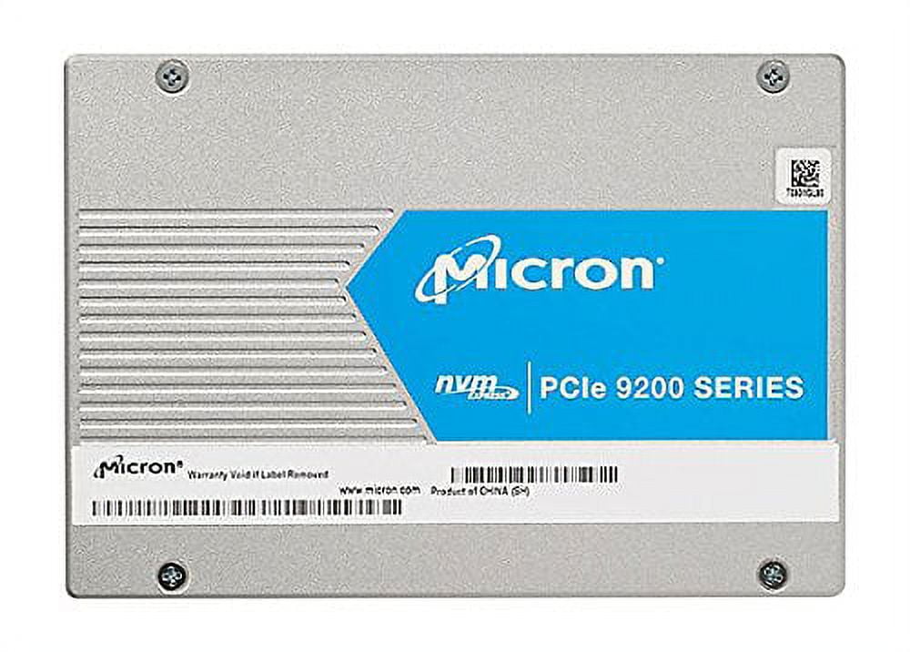 Micron 9200 MAX 1.6TB NVMe PCIe3.0 3D TLC 2.5" 15mm, 3DWPD