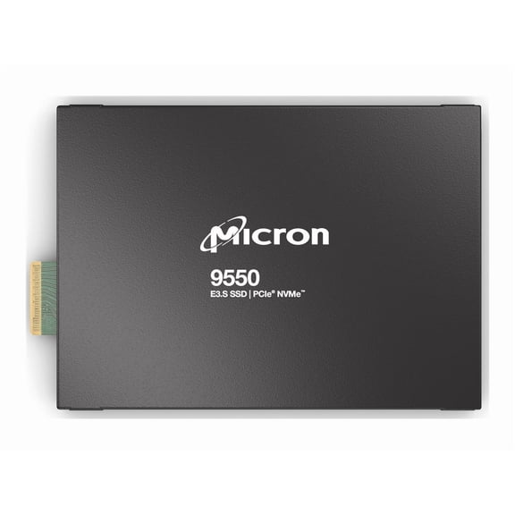 Micron 15.36 TB Solid State Drive, E3.S Internal, PCI Express NVMe (PCI Express NVMe 5.0 x4), Read Intensive, TAA Compliant