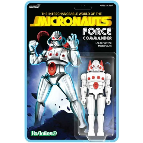 Micronauts ReAction+ Force Commander Action Figure