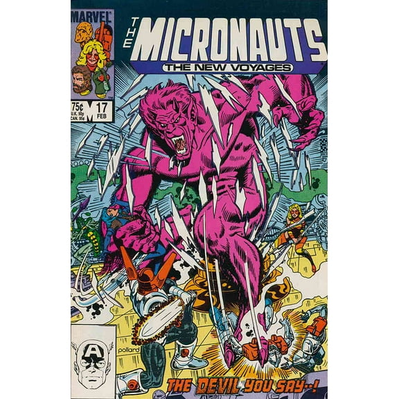 Micronauts (Vol. 2) #17 VF ; Marvel Comic Book