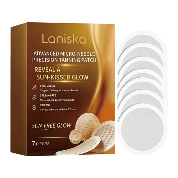 Microneedle Tanning Patches for Natural Glow - 7 Count