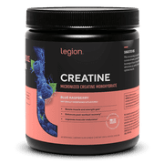 Legion Athletics Creatine Monohydrate Powder, Blue Raspberry, Builds Muscle, Micronized