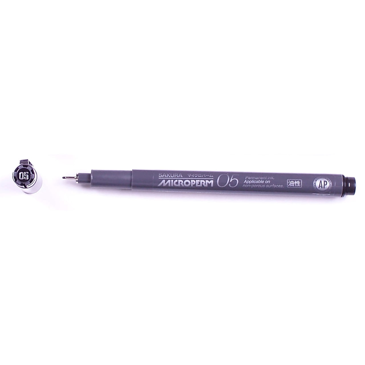 Microperm Permanent Black Fine Line Pen .45mm