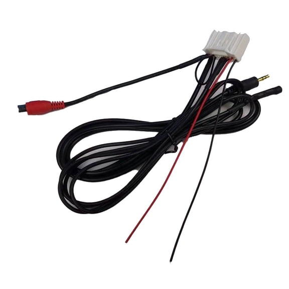 Microphone + AUX 3.5MM Plug Car Audio Adapter, Video Audio Adapter For Toyota