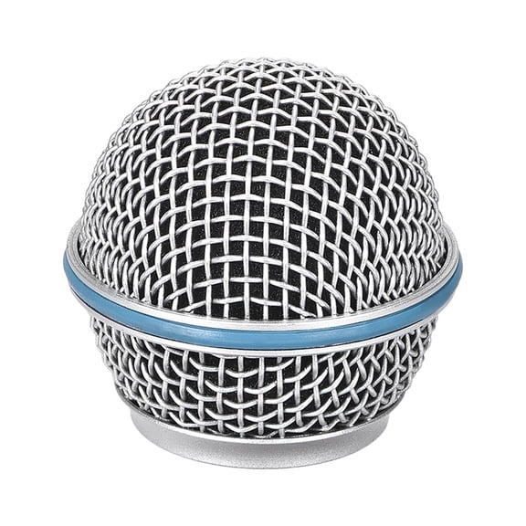 Microphone Ball Head Mesh Grill with Inside Foam Filter