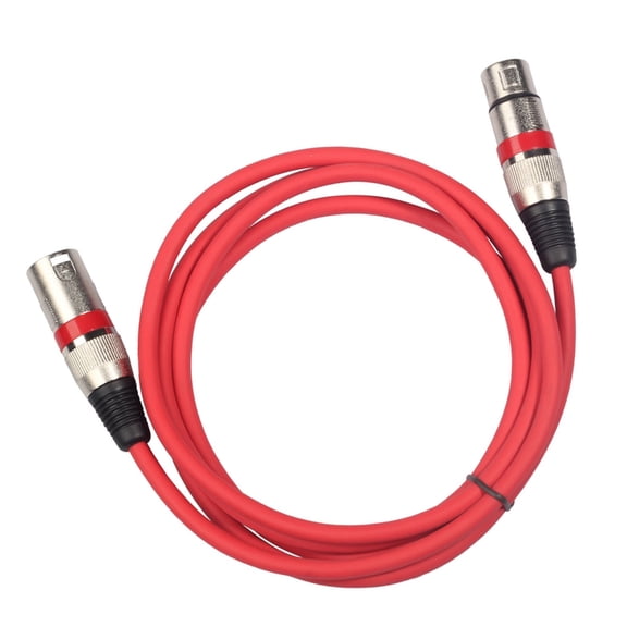 Microphone Cable Set 300cm Length Sound Transmission Cable PVC Insulated Cable Simple to Operate Cord for Homes & Stu