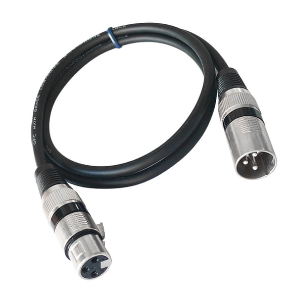 Microphone Cable Set 300cm Length Sound Transmission Cable PVC Insulated Cable Simple to Operate Cord for Homes & Stu