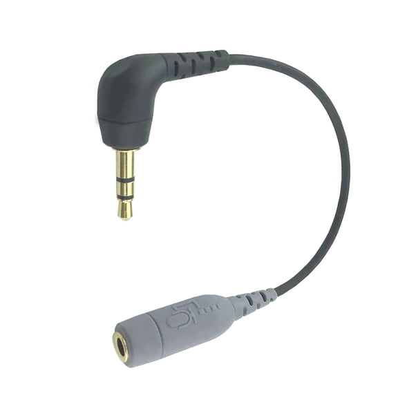 Microphone Connectors Cord, 3.5mm to TRRS Microphone Cable Adaptor for SC3/SC4 Microphone Improve Sound