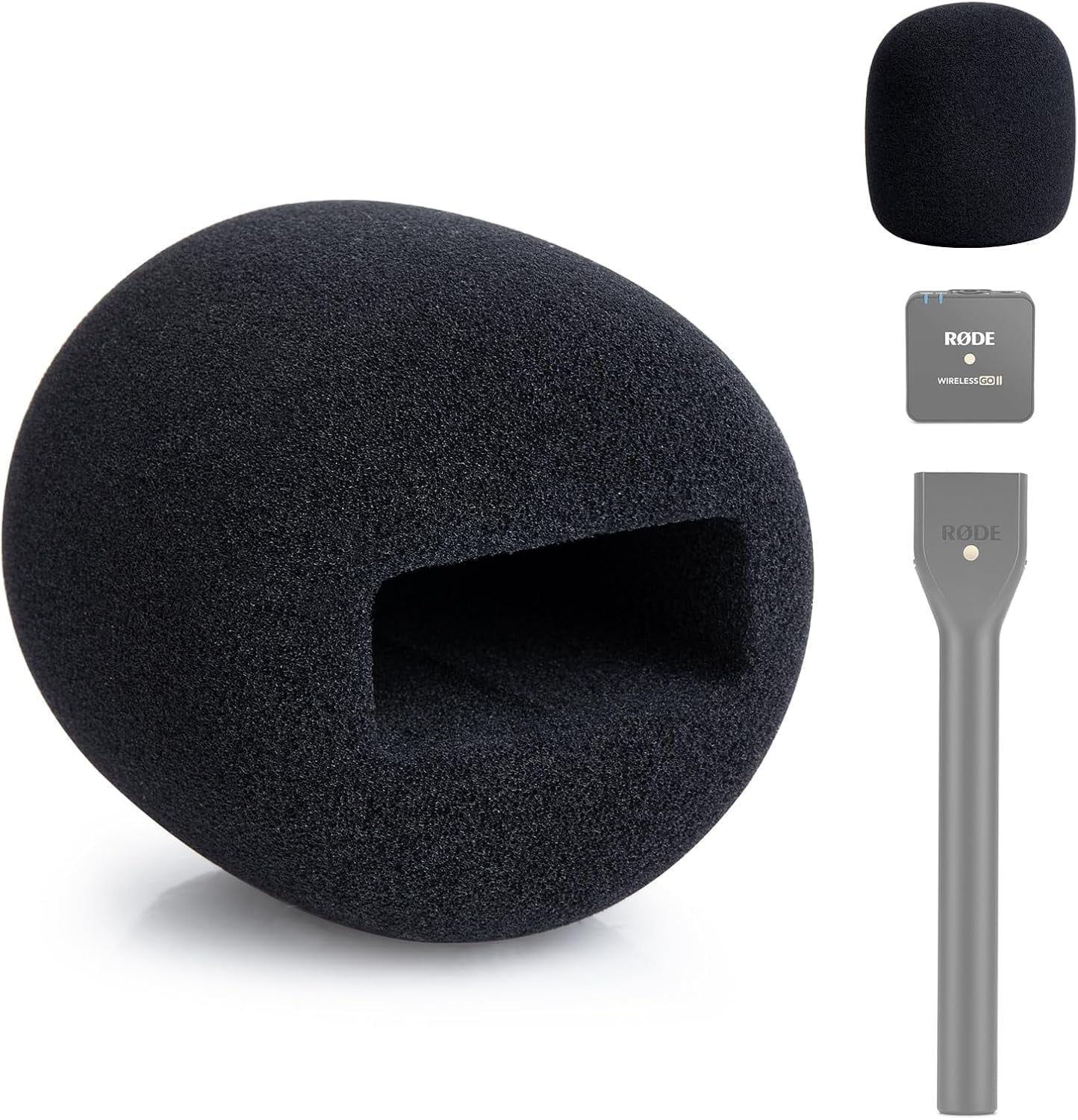 SUNMON Microphone Cover Foam for Rode Wireless Go II PRO - Walmart.com