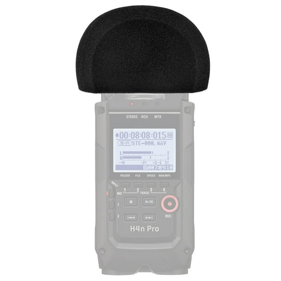 Microphone Cover Foam For ZOOM H4N PRO,Mic Dust Cover,Portable Digital Recorders Windscreen Muff,Condenser Microphone Sponge Cover