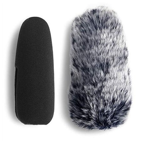 Microphone DeadCat for Rode VideoMic Pro+ On-Camera Microphone. Bestshoot Windscreen Blocker Protection Cover Furry Microphone DeadCat for Rode VideoMic Pro+ On-Camera Microphone (2 Pack)