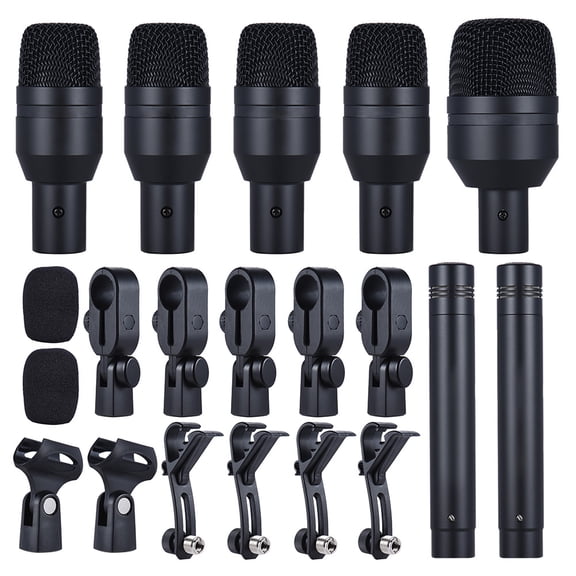 Microphone,Drum 4 Drum Professional Musical Drum 4 Drum 2 Musical Drum Set Kit With 1 With 1 Drum Set Wired Mic Wired Mic Kit Dsfen Adben