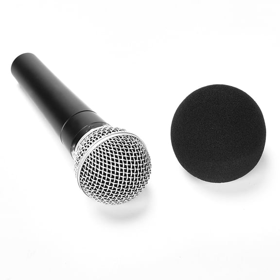 Microphone Dust Cover For Shure SM58 / SM48  Windscreen Foam Cover Pop Filter Reduce Wind Noises Replacement Sponge Foam Filter Shield