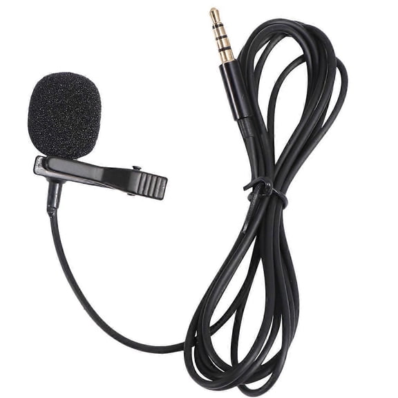 Microphone For Clear Voice Transmission During Video Conferencing Black 1Pc Compact Design