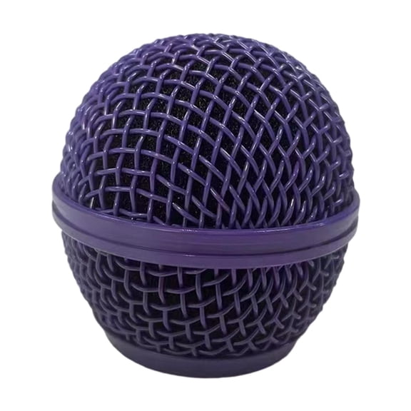 Microphone Grill Head Mesh Microphone Grille Metal Mic Head Replacement Durable Metal for Adults DIY