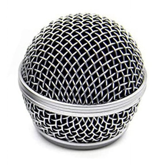 Microphone Grille Mesh Microphone Ball Head Replacement Microphone Cover For Shure SM58 PG58 BETA58A BETA87A Microphone Replacement Grille