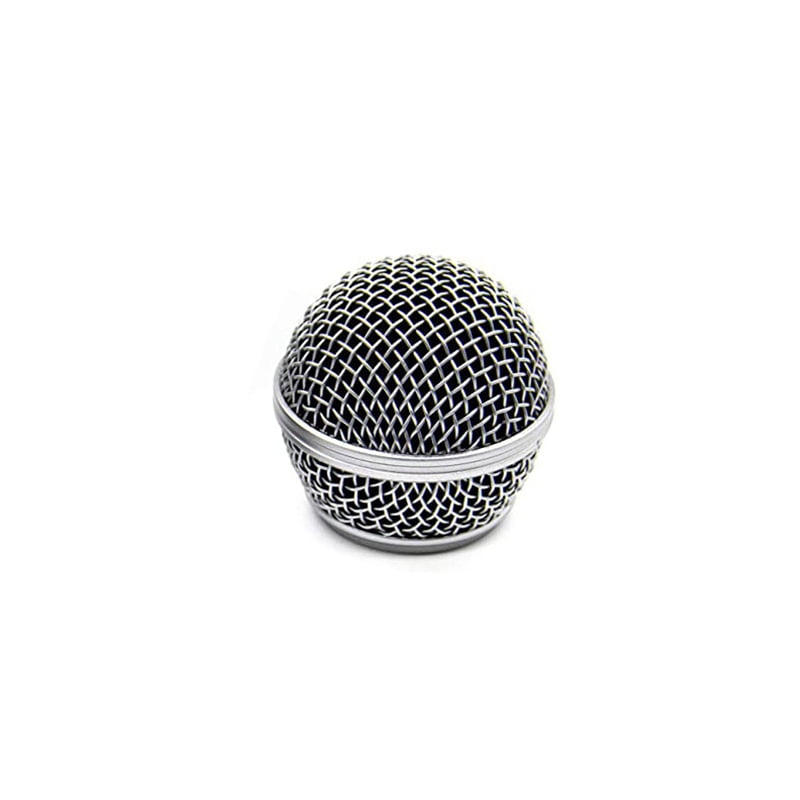 Grille De Remplacement En Acier Pour Micro Shure SM58 / Beta 58A / Q7 - Tête De Micro Avec éponge