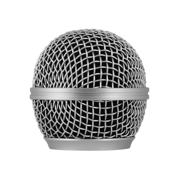 Microphone Grille Mic Replacement Ball Head Compatible with Shure SM58/SM58S/SM58LC/BETA58/BETA58A/SA-M30/SV100/UT2/PGX24/SLX4 Microphones